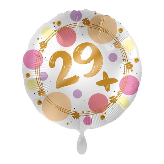 Ballon Geburtstag 29+ - Folienballon 