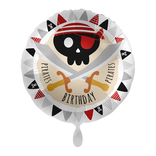 Ballon - Piraten Geburtstag -  ø43cm - Rund