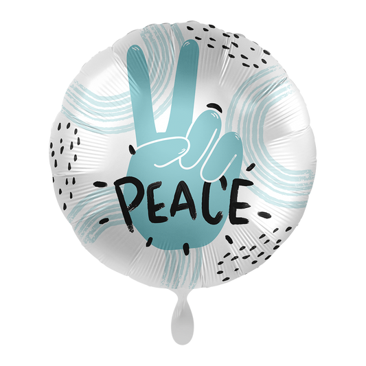 Ballon - Peace- ø43cm -  Rund