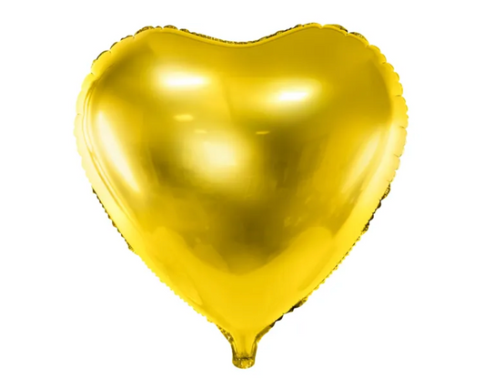 Herz Ballon Gold -  ø45cm