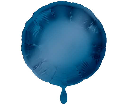 Ballon -Metallic blue  -  ø43cm - Rund