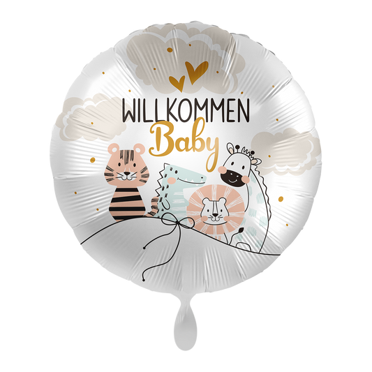 Endlich ist es soweit, das Baby ist da! Ein schöner Willkommensgruß oder Dekoration für die Babyparty.  Ein imposanter Ballon, welcher die Freude über das neue Leben verkündet!  Mit 71cm &nbsp;Durchmesser ein richtiger Blickfang. 