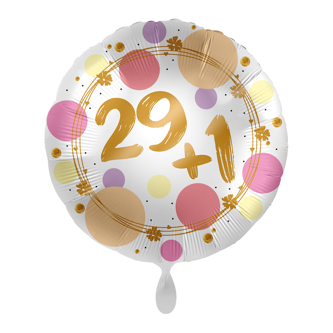 Folienballon - 29+1 - 30. Geburtstag - Runder Geburtstag - Lustiger Ballon zum 30ten