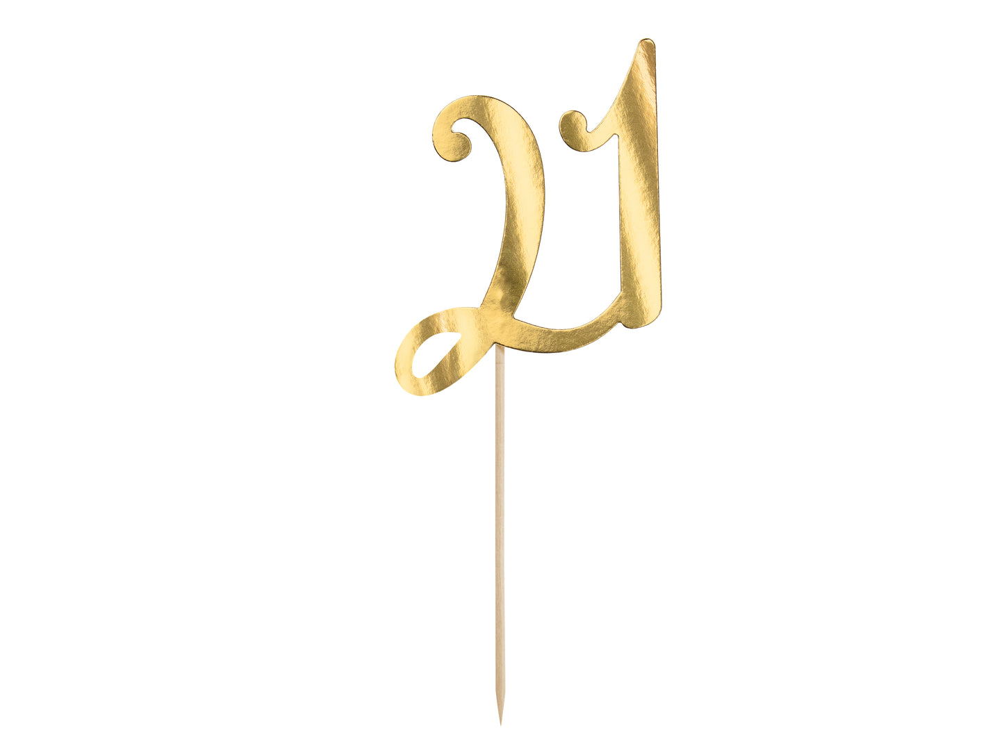 Caketopper 21 Gold