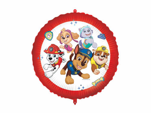 Paw Patrol Ballon rund für Helium geeignet